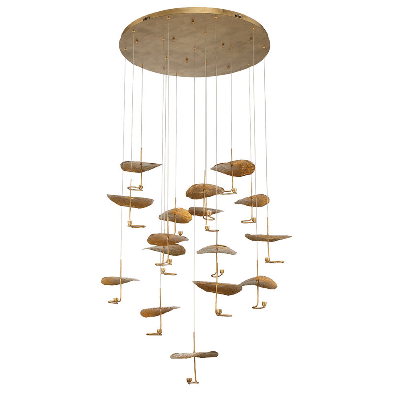 Lustre en bronze 16 lumières Lagatto