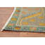 Tapis traditionnel orange en laine 6 x 10