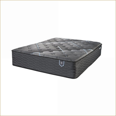 Mattresses, 14\" Euro Top Plush Cooling King Mattress | Foam | Black