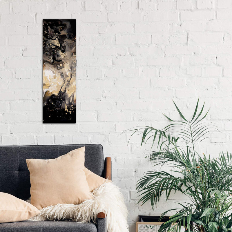 Starry Night Panel IV by Osnat Tzadok - Wrapped Canvas Panoramic Painting, 30.48 cm H x 91.44 cm W x 1.91 cm D