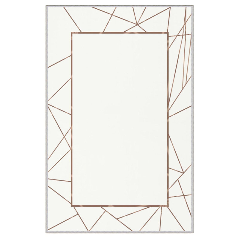 Luxurious Woven Area Rug, 100% Polyester, 23.6 x 39.4 inches | 650 g/m², 0.3 in Pile Height | Antibacterial, Non-Slip PVC Dot Underside, Machine Washable | 3D Digital Printing, Perfect for Living Room & Bedroom Decor