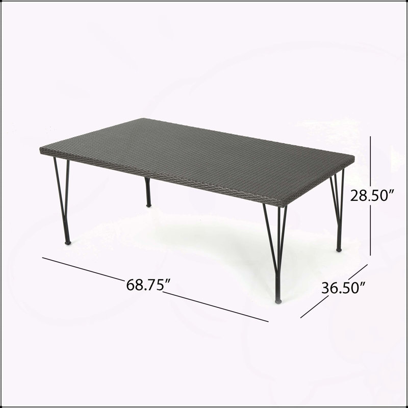Table à manger rectangulaire Bedford