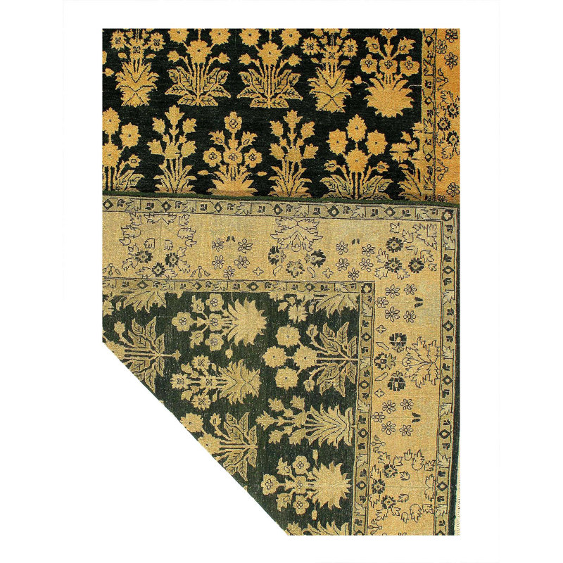 Oriental Area Rug in Green
