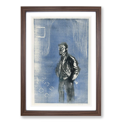 Self-Portrait by Edvard Munch - Picture Frame Painting
