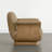 Modern Swivel Accent Chair with Ottoman-Genuine Leather-122566634