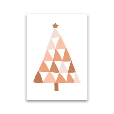 Pastel Christmas Tree By Orara - Print