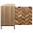 Herringbone 76.5'' Solid Wood Sideboard