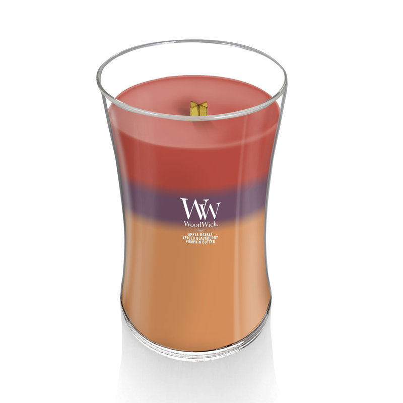 Grande bougie sablier WoodWick, 21 oz
