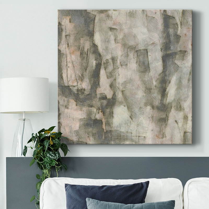 Grey Space II-Gallery Wrapped Canvas, 40" H x 40" W x 1.5" D