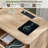 Modern Nightstand With Charging Station, 22" Wide End Table With Drawers & Open Shelf-612080349