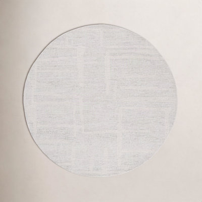 Abstract Hand-Tufted Wool Area Rug