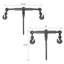 Heavy Duty 5/16"-3/8" Steel Ratchet Binder with 5,400 lbs Working Load Limit, Black-130899664