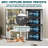 Display Cabinet With Glass Doors, 4-tier Curio Display Case, Collectibles Display Shelf With 12 Color Lights, Toy Bookshelf And Bookcase Cabinet For Collectible Playroom, Living Room-114213880