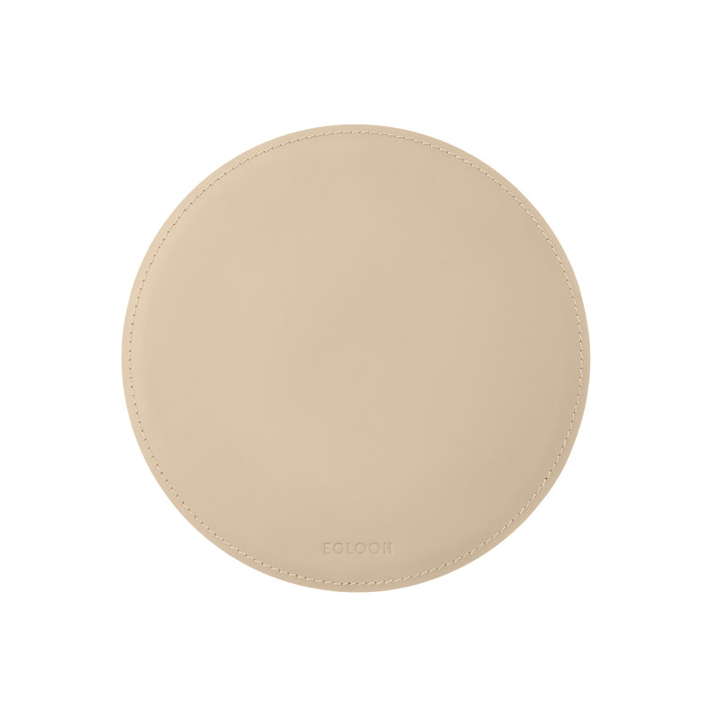 Leather Desk Pad, Beige