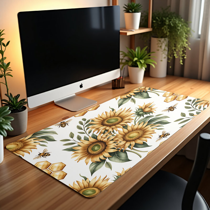 Polyester Desk Pad, 31.5x15.5