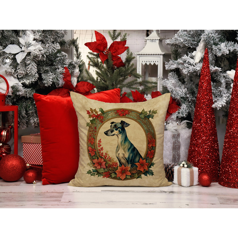 Coussin Christmas, 14 po x 14 po, Carré