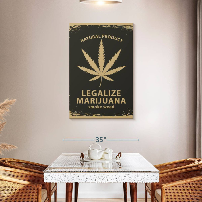 Senne Marijuana Campaign, 45" H x 30" W