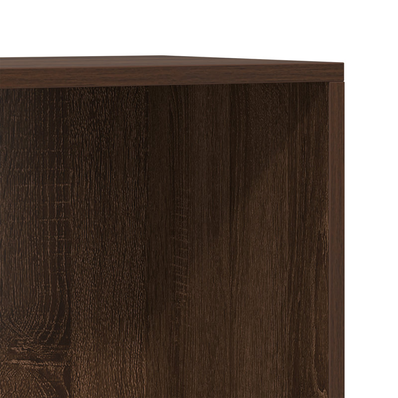 Abelia Bookcase, (4 Shelves) 130cmH x 66cmW x 30cmD, Old Wood
