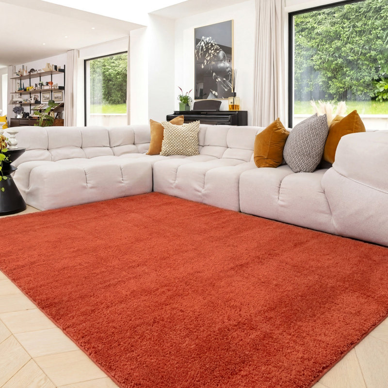 Abstract Machine Tufted Shag Area Rug, 80cm x 150cm