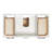 Ariel Kelly Inch Single Rectangular Sink Bathroom Vanity With Quartz Countertop-105988830-124984832