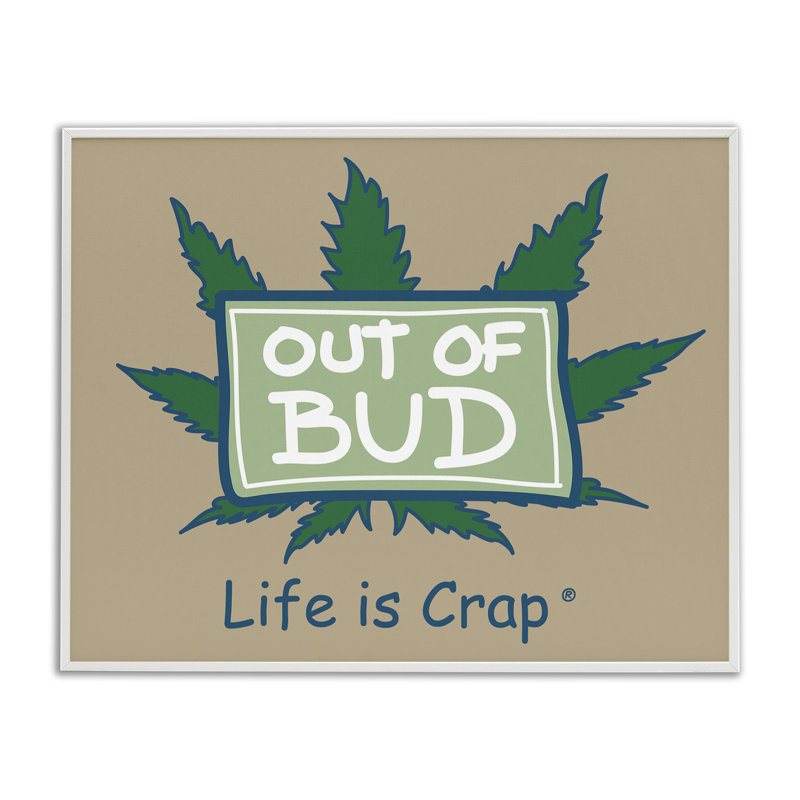 Drôle de giclée par LIC, Giclée encadrée blanc bord de mer, H 24 po x l 30 po