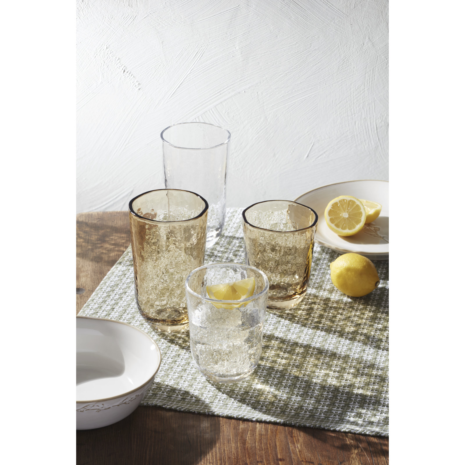 Lenox Homespun Clear Tall Tumbler - Set Of 4