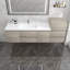Ensemble de meuble-lavabo mural simple 79 po Moreno Bailey-87461433
