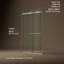 Levity Plus Less Sliding Shower Door, 81-5/8" H x 56-5/8 - 59-5/8" W, With 3/8" Thick Crystal Clear Glass-335228497