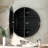 Gervon Lighted Surface Framed Round Medicine Cabinet Mirror Adjustable Shelf & AC Outlets-110136136-98501388