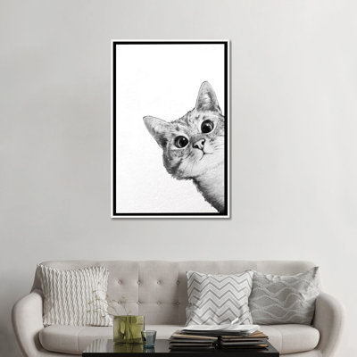 « Sneaky Cat », reproduction sur toile