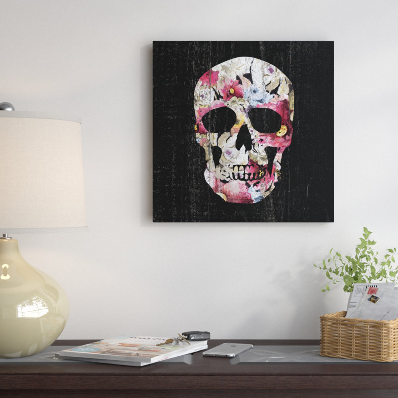 « pretty dead-crâne », impression sur toile, H 24 po x l 24 po, Toile