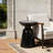 Outdoor Iron Side Tables with Flared Desig-61409748-61409747