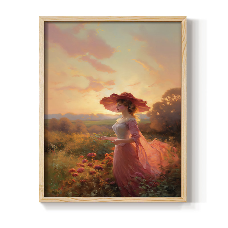 «WOMEN Series DCCDXLII», reproduction encadrée - bois massif, Naturel, H 21 po x l 17 po