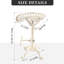 Ensemble de 2, tabouret de bar à siège de tracteur - tabouret de bar industriel rustique - tabouret pivotant en fonte de style campagnard - hauteur de comptoir réglable - très haute hauteur de pub - 22,05 à 27,95 po (blanc vieilli)
