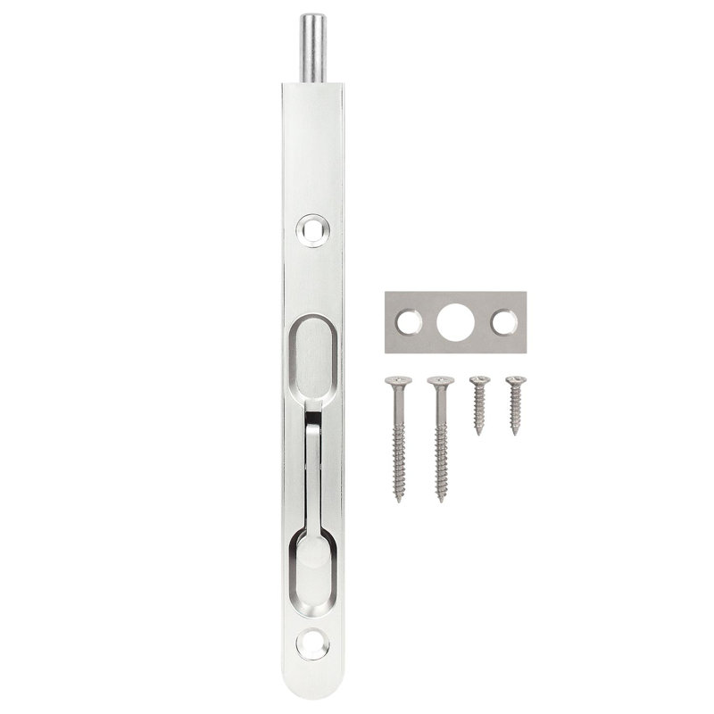 Boulon de chasse 7 po Nuk3y, Nickel satiné