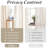 Linen Back Tab Curtains,Light Filtering Curtain, Thick Linen Textured Semi Sheer Drapes(Set of 2,With Hooks)-1780285704-1809414764