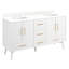 60" Novak Double Bathroom Vanity Set with Rectangular Undermount Sinks-93572552-79111939-79111935