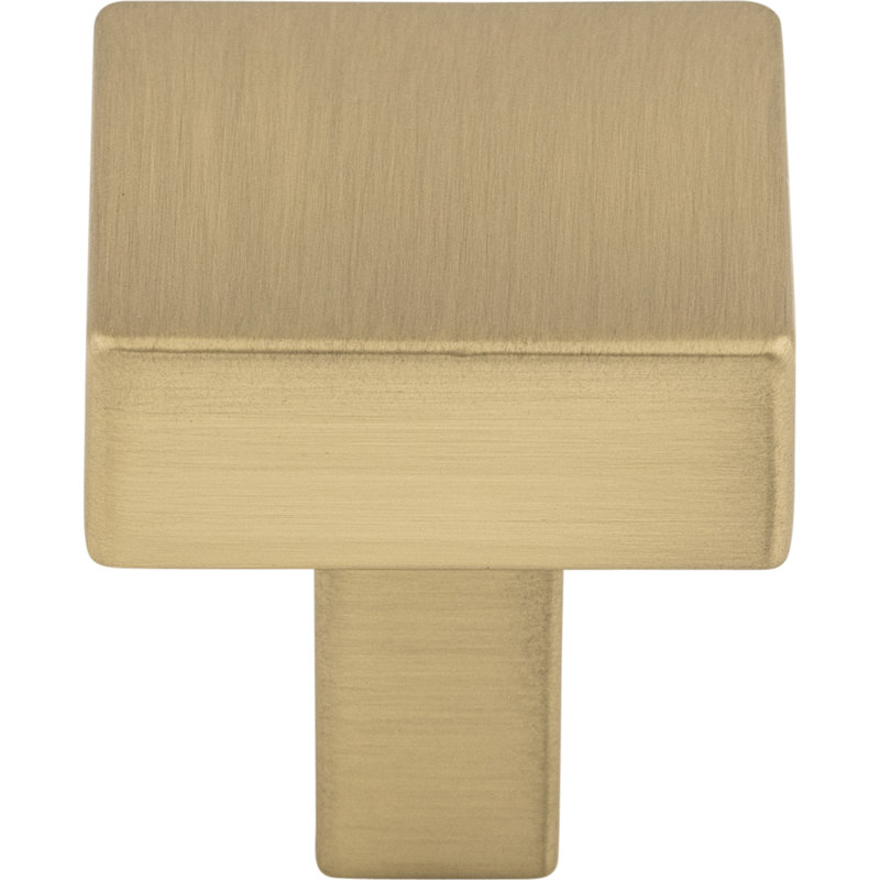 Channing 1 1/16" Length Square Knob, Honey Bronze