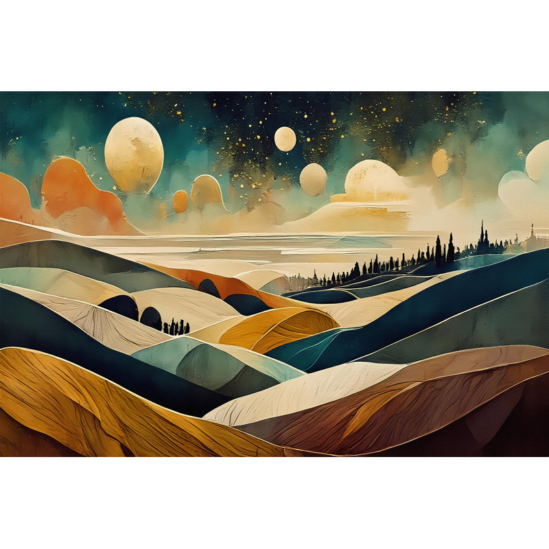 Cosmic Landscape, 20" H x 30" W