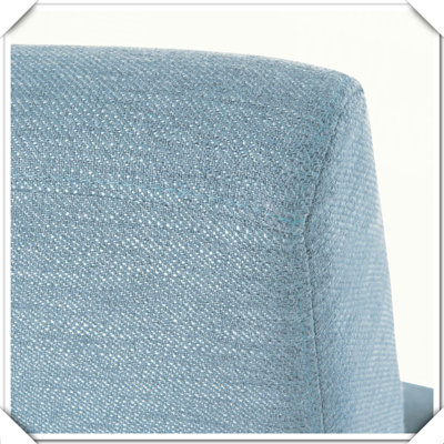 Push Back Recliner Side Pocket Fabric Armchair Rivet Accent Comfortable Stylish Durable