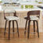 Tabouret de comptoir pivotant 26 po Carylon-88069474