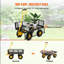 Mesh Steel Wagon Cart with Removable Sides-83172286