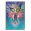 «Red Cosmic Deer» par Karin Roberts, art mural en verre acrylique, ACR-40932-884504298