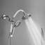 Ensemble de garniture de robinet de douche à poignée simple à 8 jets avec garniture 1,8 GPM avec pomme de douche à main filtrée-108989388