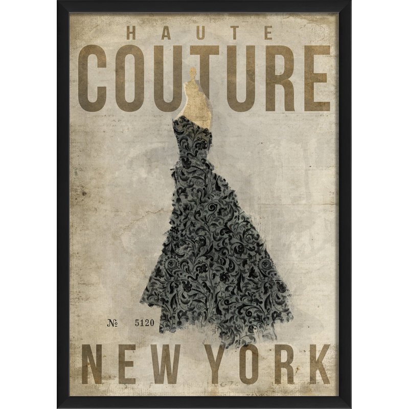 " Haute Couture New York ", 25.13" H x 18.13" W