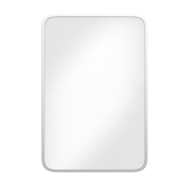 Armoire à pharmacie encastrée avec miroir biseauté, H 24 po x l 16 po x P 4 po, Argent