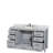 Sheffield 60" Freestanding Single Bathroom Vanity with Marble Top-97651119