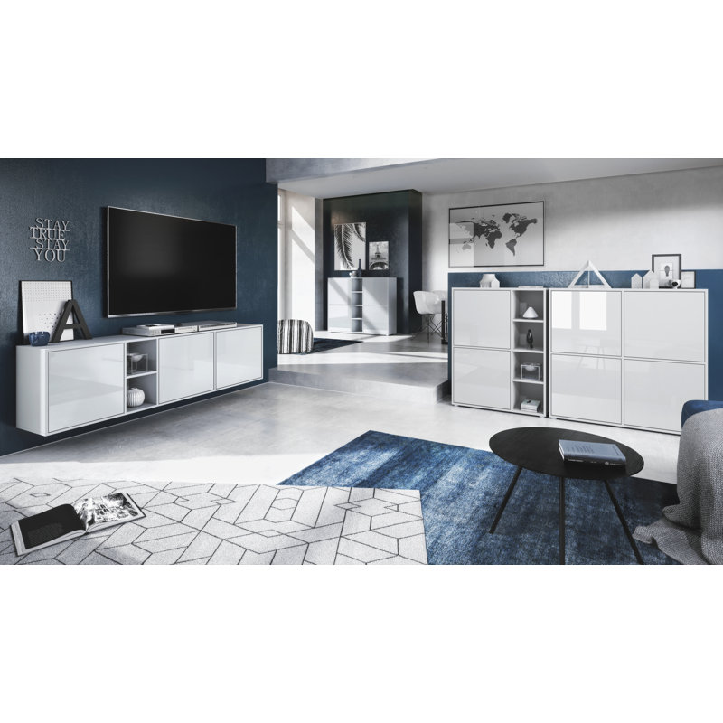 Argaki 182cm Sideboard, With LED, White