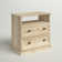 Cydny Classic Open-Top 2-Drawer Nightstand