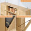 Garde-manger 71 po avec poubelle basculante (2 x 13 gal) et station de charge